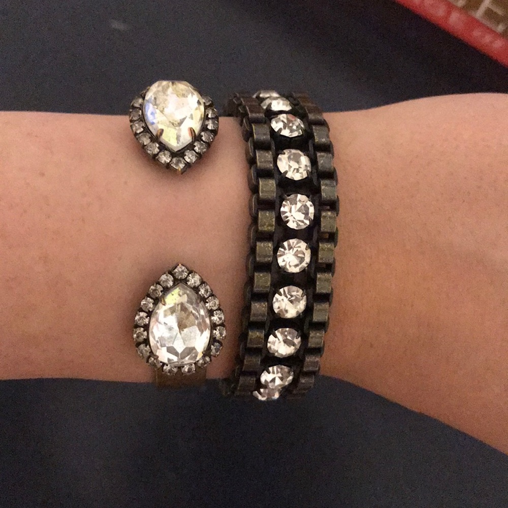 Loren Hope Sara Cuff & link Bracelet Set